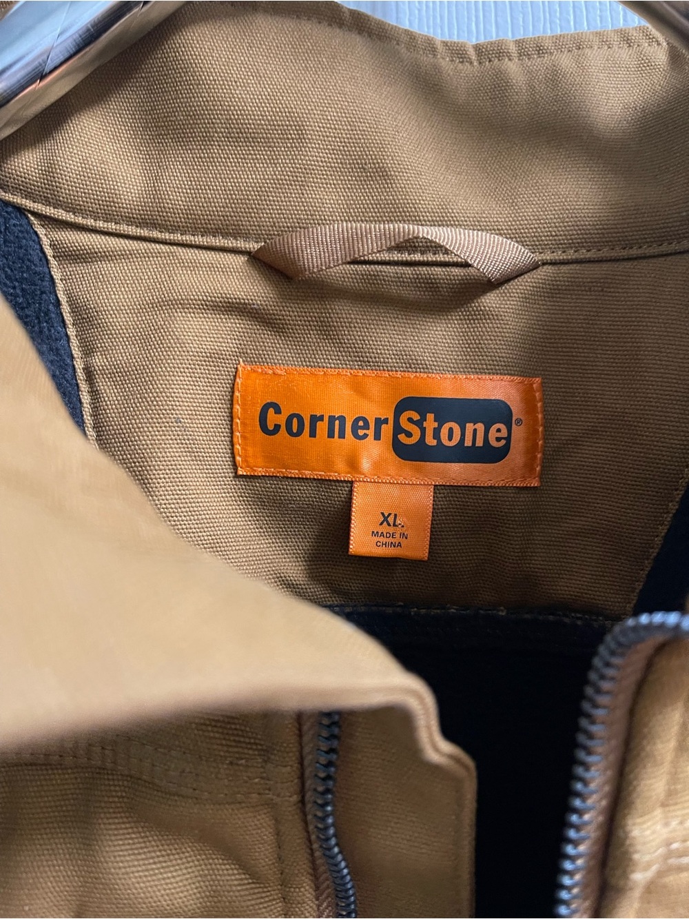 CAT Men's Tan Softshell Performance Jacket - Picture 6 of 15